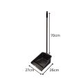 LONG HANDLE DUSTPAN  70CM PLASTIC COATED METAL HANDLE  - FEATHER BRAND. 