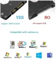 USB 3.0 SATA III Hard Drive Adapter Cable, SATA 22PIN HDD SATA For 2.5inch HDD/SSD Adapter Converter. 