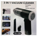3 in 1 Car Mini Vacuum Cleaner with Blower Wireless Portable Rechargeable Handheld High Power Suction Vacuum Cleaning Machine for Home Car Computer Keyboard Cordless Air Blowing Dusting. 