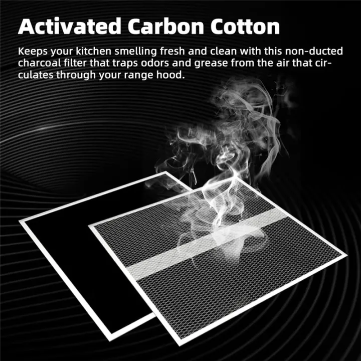 HPF36%20Charcoal%20Filter%20Non-Ducted%20Charcoal%20Filter,Grease%20Filters%20Type%20XC%20for%20S97020466%20Range%20Hood%20Filter%20Replacement%20Parts%20Accessories%202Piece%20-%20Image%202