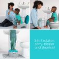 3-in-1 Train with Me Potty Seat Topper and Stepstool For Toddler Training. 