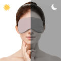 Double-Sided Silk Sleep Eye Mask Portable Travel Eyepatch Warm And Cold Nap Rest Blindfold Eye Cover Sleeping Mask Night Eyeshade 1Pcs. 