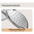 KOKKO Stainless Steel Round Divided Plates, Stackable Dinner Plates With 4 Compartment, Divided Tray Sauce Dish For Home Kitchen BBQ Restaurant. 