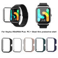 The New For Haylou RS4/RS4 plus Smart Watch Case PC+Tempered Glass Screen Protector Full Cover Bumper Cases for Women Men Watch. 