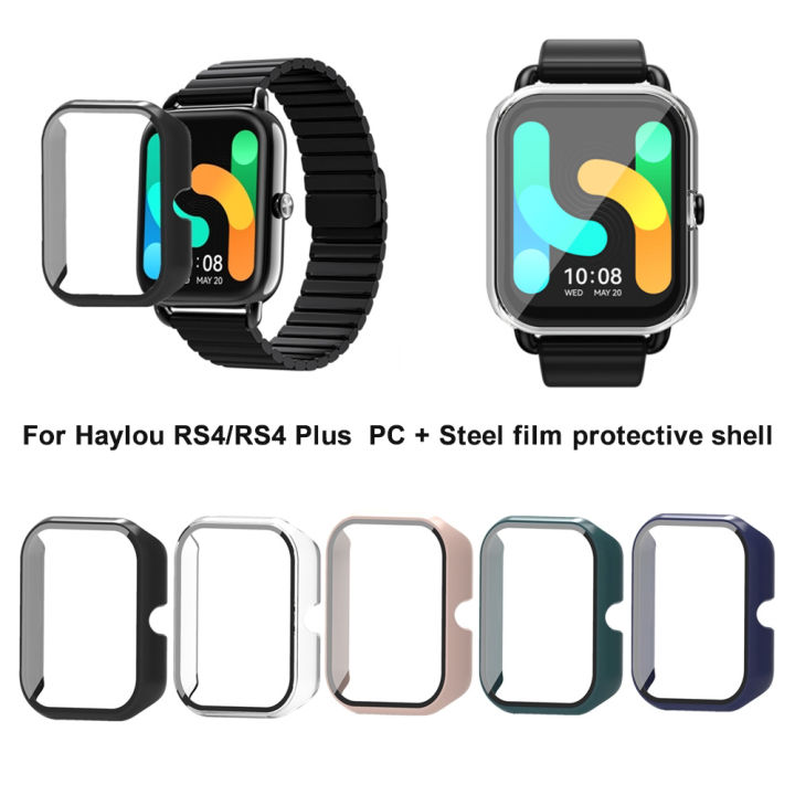 The%20New%20For%20Haylou%20RS4/RS4%20plus%20Smart%20Watch%20Case%20PC+Tempered%20Glass%20Screen%20Protector%20Full%20Cover%20Bumper%20Cases%20for%20Women%20Men%20Watch%20-%20Image%202