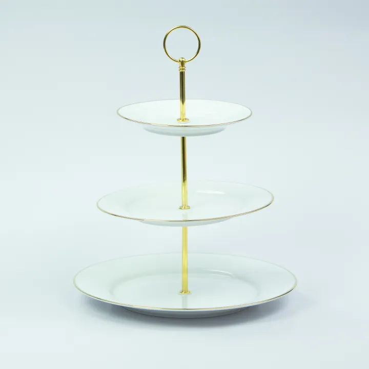 Dankotuwa Porcelain 3 Tier Cake stand