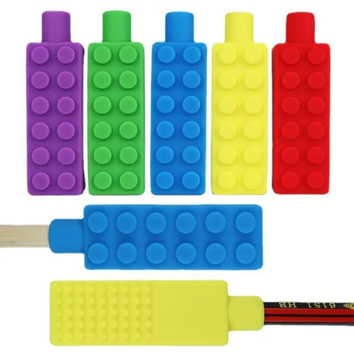 Tip%20Cap%20Silicone%20Building%20Block%20Childrens%20Pencil%20Chewable%20Pen%20Cover%20-%20Image%205