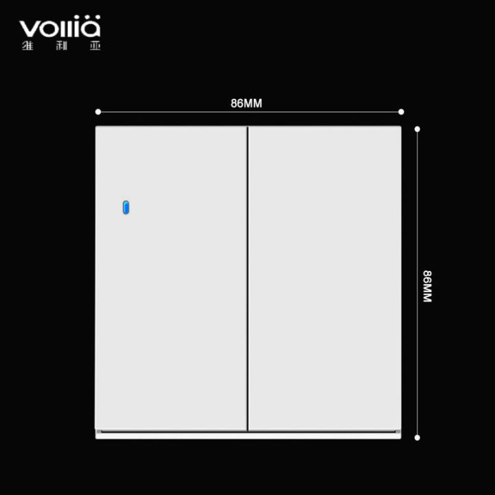 VOLLIA Rimless 13amp Socket Panel 1/2/3/4 Gang 1/2 Way Electrical light ...