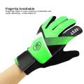 FG 1 Pair Children Kids Soccer Goalkeeper Gloves Anti-Collision Latex PU Goalkeeper Hand Protection Gloves Outdoor Football Accessories #450484. 