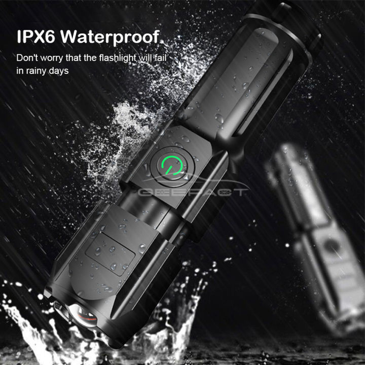 Geepact%20T6%20Powerful%20Rechargeable%20Bicycle%20Zoom%20light%20Bright%20Led%20light%20Outdoor%20Focusing%20Rechargeable%20Torchlight%20Portable%20Home%20USB%20Rechargeable%20Torchlight%20Penlight%20Waterproof%20-%20Image%209