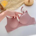 Wire-free Bra Comfortable Seamless Wireless Sports Yoga Bra with Adjustable Straps Push Up Support Favorite Push Up Bra. 
