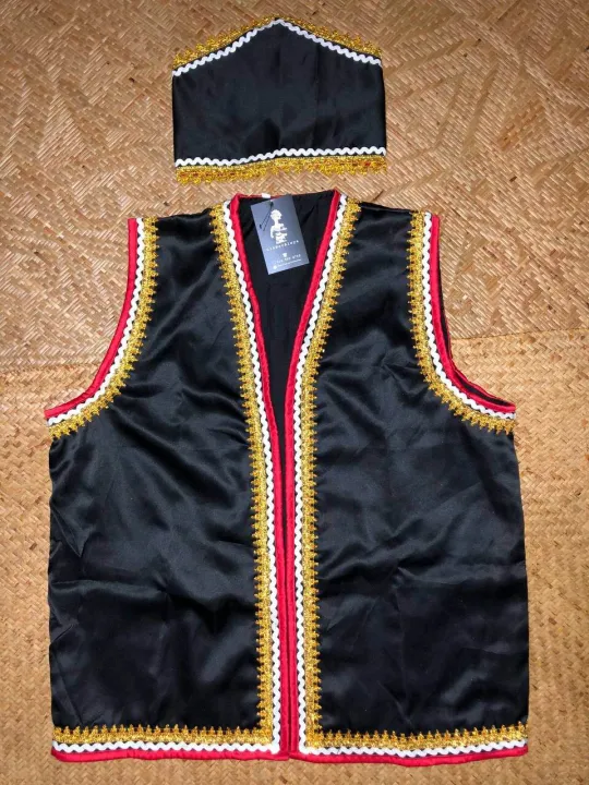 Ready%20stock%20set%20vest%20bidayuh%20lelaki%20traditional%20costume%20sleeveless%20-%20Image%203