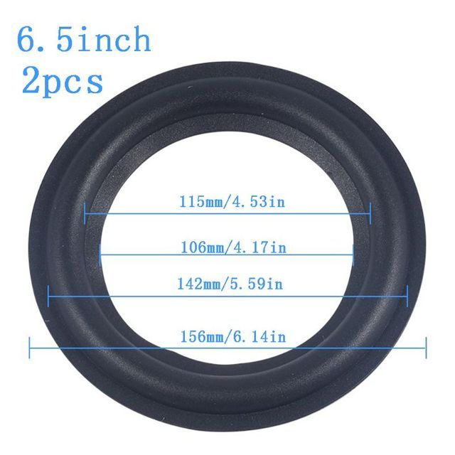 4/5/6.5/8/10/12"%20Elastic%20Rubber%20Ring%20Speaker%20Suspensions%20Surround%20Repair%20Woofer%20Edge%20-%20Image%204