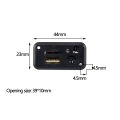 【InnovateWorld】Mini MP3 Audio Decoder Module 5V 12V USB MP3 Player Lossless Decoding Board Diy Kit Electronic PCB With Remote Control For Car. 