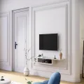 VTEC FURNITURE MODERN FLOATING WALL MOUNTED TV CONSOLE. 