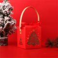 Paper Open Window Clear Candy Christmas Apples Christmas Eve Gift Box. 