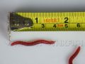 bellylady 80pcs Earthworm Red Worms Soft Fishing Lure Baits. 