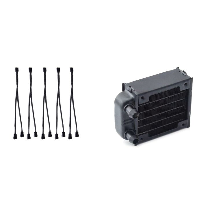Computer Radiator Fans Splitter NAMUNY 5Pcs 4 Pin Extension Cable PWM Fan Splitter Cable Splitter & 1x ...