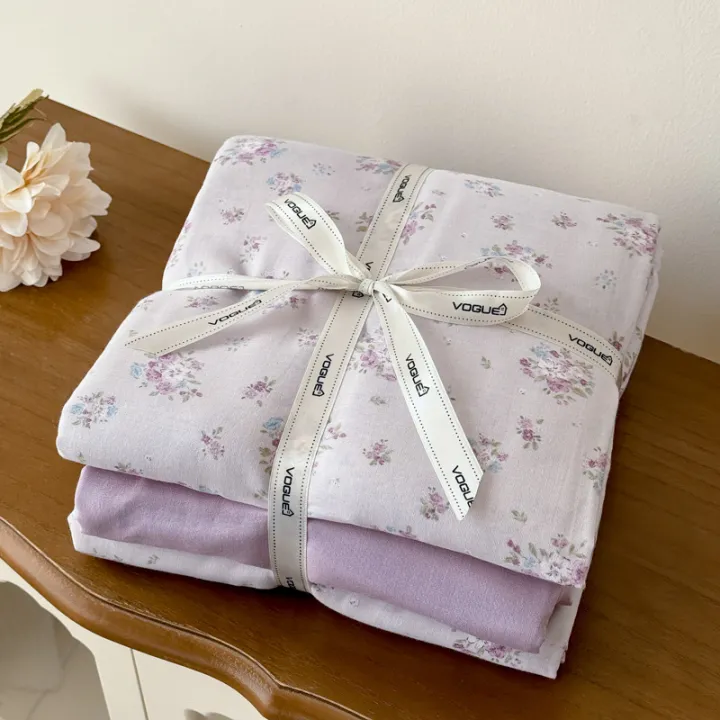 New%20A%20Category%20Mother%20and%20Baby%20Grade%20Double%20Layer%20Gauze%20Three-Piece%20Set%20%20%20Home%20Soft%20Pure%20Cotton%20Four-Piece%20Set%20Gauze%20Quilt%20Cover%20Bed%20Sheet%20Fitted%20Sheet%20-%20Image%204