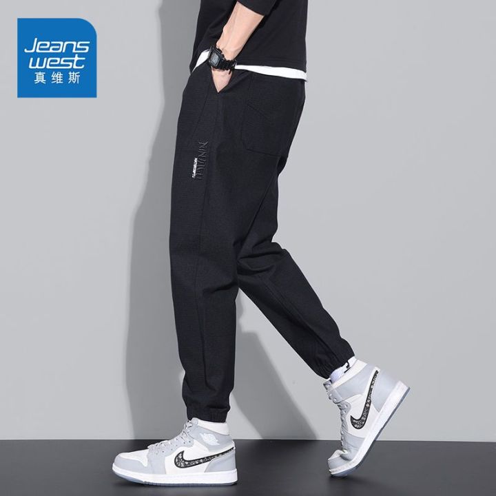 Zhenvis%20Casual%20Pants%20Men's%20Spring/Summer%20New%20Work%20Clothes%20Pants%20Men's%20Spring%20All-Match%20Harem%20Ankle-Tied%20Long%20Pants%20-%20Image%206