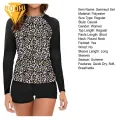 Women Two-piece Swimsuit Set Floral Print Women's Swimsuit Set Quick Dry Beach Top Shorts Conservative Stylish Surfing Clothes for Floral Splicing Swimsuit. 