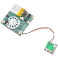 USB Recording Music Module DIY MP3 Recordable Sound Module USB Downloadable Sound Module Green , Greeting Card 1 PCS. 
