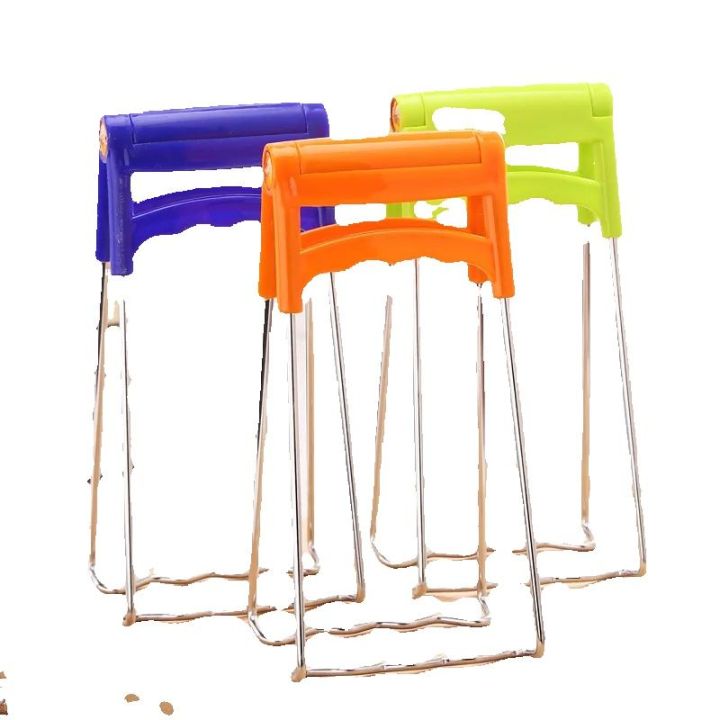 Foldable Stainless Hot Bowl Clip Pot Dish Gripper Holder Steamer