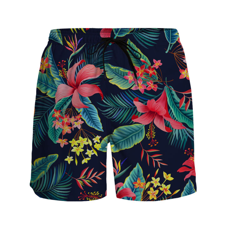 Hibiscus%20Flower%20Men's%20Vacation%20Beach%20Shorts%20Surfing%20Board%20Shorts%20Swimwear%20Shorts%20Quick%20Dry%20Swimwear%20Swim%20Summer%20Sports%20Trunks%20-%20Image%206