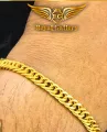 Gold Plated Miami Cuban Cut Bracelet Albert Long-Lasting Guaranteed with Free Gift Box RG-MB. 