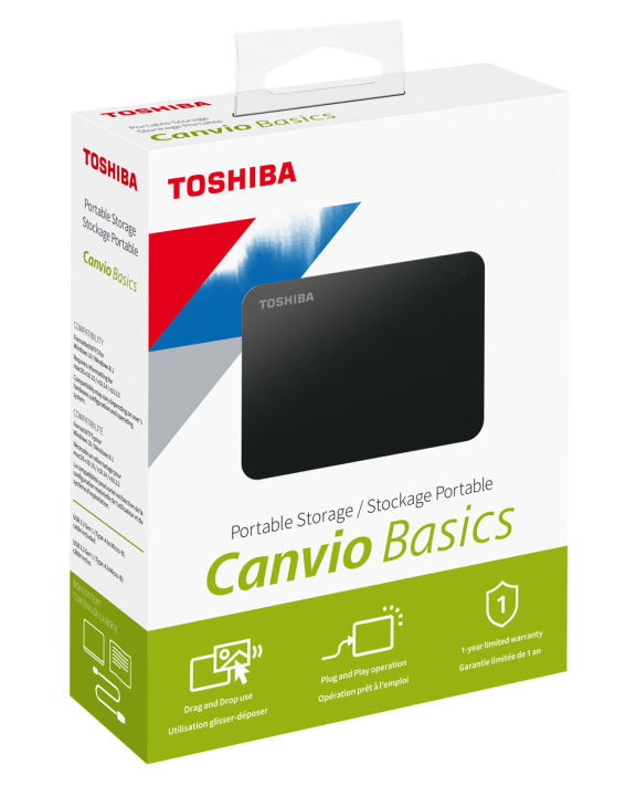 Toshiba 1TB External Portable HARD DRIVE USB 3.0 DTB410