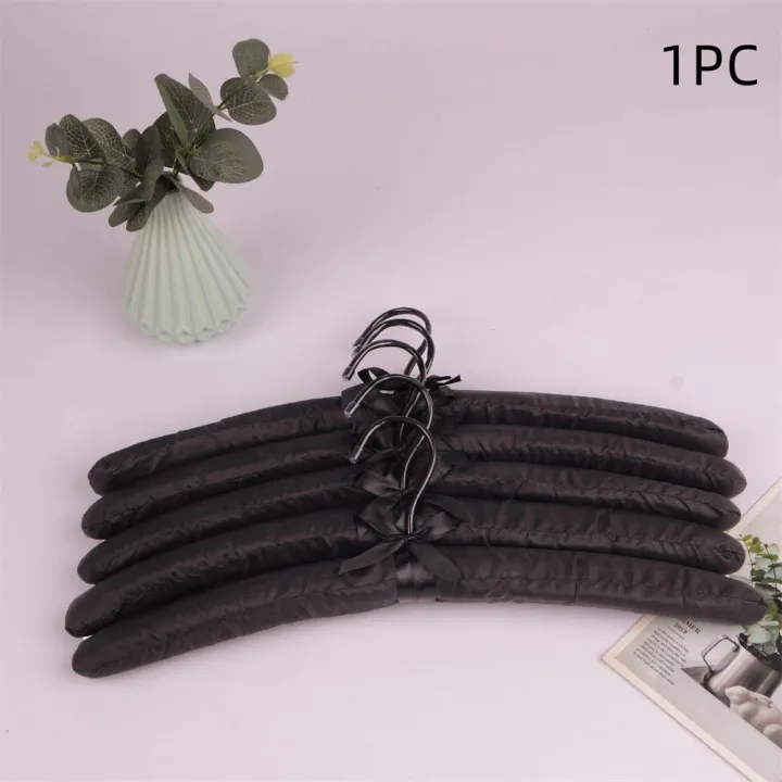 1PC%20Satin%20Padded%20Clothes%20Hanger%20Silk%20Wrapped%20Coat%20Rack%20Wrinkle%20Non-slip%20Coat%20Hanger%20Dress%20Clothes%20Sponge%20Hanger%20-%20Image%207