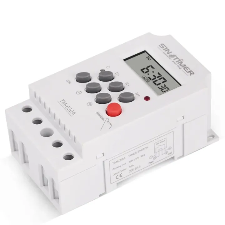 SINOTIMER%2030A%20220V%20AC%2012V%20Volt%20DC%20Din%20Rail%20Digital%20TIMER%20SWITCH%20Electronic%207%20Days%20Schedule%20Programmable%20Time%20Relay%20Clock%20Control%20-%20Image%203