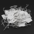Wholesale 100 s/lot Trend Rectangular Paper Price Tag White Blank String Jewelry Price Display Cards Promotion Label For Sales. 