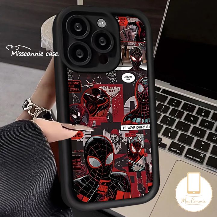 Cool%20Spider-Man%20Soft%20Case%20For%20Redmi%2013C%2010C%209C%2010A%2012%20A1%209%209A%209T%2012C%20A2%20Note%2012%208%209%2010s%2010%2011%20Pro%20Max%20Mi%2012%2011%20Lite%20Poco%20M3%20C55%20X5%20Angel%20Eyes%20Marvel%20Cover%20-%20Image%202