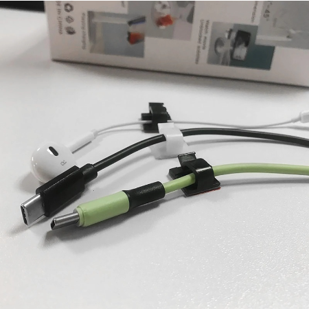 10/20%20Pcs%20Glue%20Self-adhesive%20Wire%20Clip%20Fixer%20Holder%20Cable%20Holder%20Square%20Plastic%20Mount%20Clamp%20Network%20Office%20TV%20Coax%20Cable%20-%20Image%206