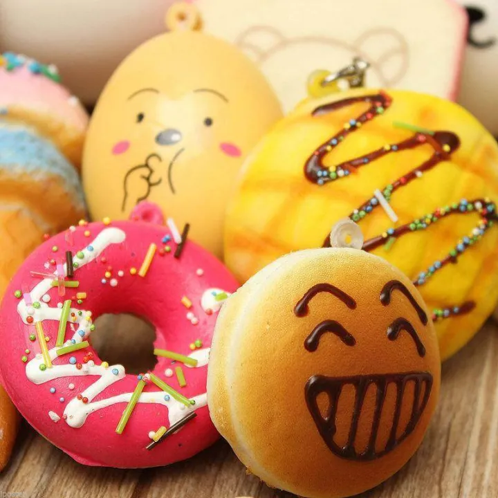 RHS%20Online%205PCS%20Kawaii%20Mini%20Soft%20Squishy%20Foods%20Doughnut%20Lovely%20Cake%20Cute%20Bread%20Phone%20Straps%20Charm%20-%20Image%204