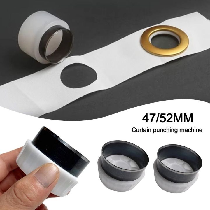 Curtain Cloth Grommet Tape Ring with Mat Curtain Hole Puncher Curtain Sewing Accessories Cloth Leathercraft Curtains Ppunching Machine DIY Handheld Manual Curtain Eyelets
