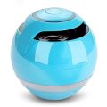 A18 Ball Speaker with LED Light Portable Mini Speaker Mobile Music MP3 Subwoofer Support TF (Blue) BLUE. 