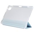 For Xiaomi Mi Pad 5 Pen Slot Transparent Back Cover Leather Tablet Case. 