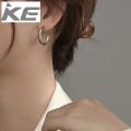 Minimalist 925 Sterling Silver Earrings for Women New Fashion Elegant Circle Geometric Ear Jewelry Prevent Allergy. 