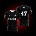 2025 New OMERTA Boxing Fans Summer 3D Print Breathable Jersey Men's Outdoor Sportwear Man Kids Al-Qadsia Style Football Soccer T-shirt. 