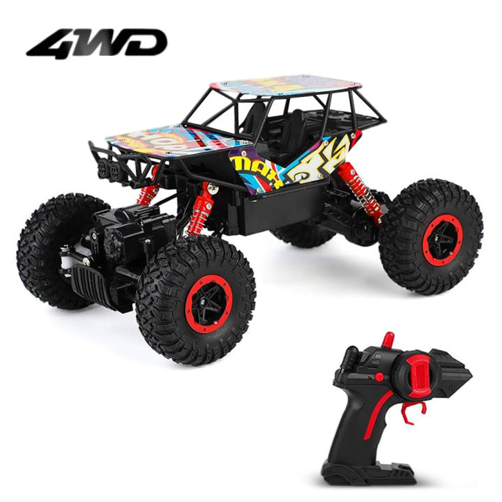 QP%201:18%20Rock%20Crawler%202.4Ghz%20Remote%20Control%20Car%204WD%20Off%20Road%20RC%20Monster%20Truck%20-%20Image%202