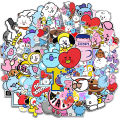 20/40pcs BTS Stickers BT21 Kpop Stickers for Laptop Scrapbook Journal Kids Girls Boys Stickers. 