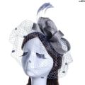 Halloween Headdress Mesh Cap Cocktail Party Color Face 16 Jockey Club Yarn Billycock Stage Photo Dinner Accessories {. 
