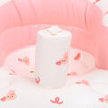 Baby Inflatable Sofa Portable Soft Baby Inflatable Seat Bunny Print for Bed for Newborn. 