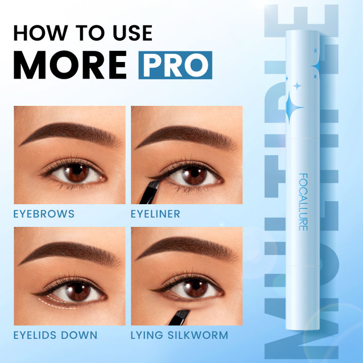 FOCALLURE%20Waterproof%20Eyebrow%20Cream%20Eyeliner%20Pencil%202%20In%201%20Long-lasting%20Soft%20Smooth%20Eyebrow%20Enhancer%20Gel%20Makeup%20Cosmetics%20-%20Image%206