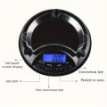 Electronic Digital Pocket Scale Ashtray Jewelry Gold Diamond Food Tea Weighing LCD Display With Blue Backlight Portable Scales. 
