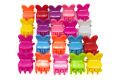 20pc Mini Claw Mixed Colours 1cm Small Plastic Hair Claws Hair Clips,Hair Clamps. 