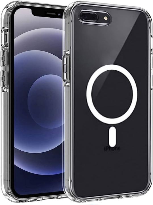 7%20Plus%20Case,%20iPhone%208%20Plus%20Case,%20ZHIKE%20Magnetic%20Adsorption%20Case%20Front%20and%20Back%20Tempered%20Glass%20Full%20Screen%20Coverage%20One-Piece%20Design%20Flip%20Cover%20for%20Apple%20iPhone%207%20Plus/8%20Plus%20(Clear%20White)%20-%20Image%204