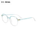 OQ BOGA 7 Colors Unisex Anti Blue Light Radiation Computer Glasses Women Men Eye Protection Fashion Plastic Polygon Frame Eyewear. 